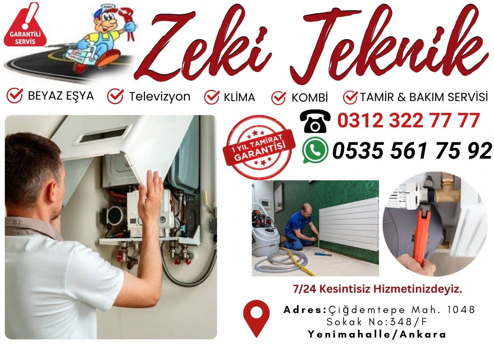 Şentepe Kombi Bakımı ve Petek Temizleme