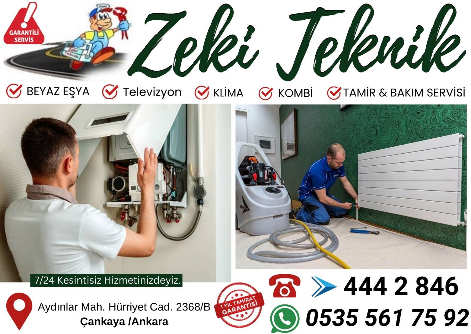 Ayrancı Kombi Bakımı Petek Temizleme 