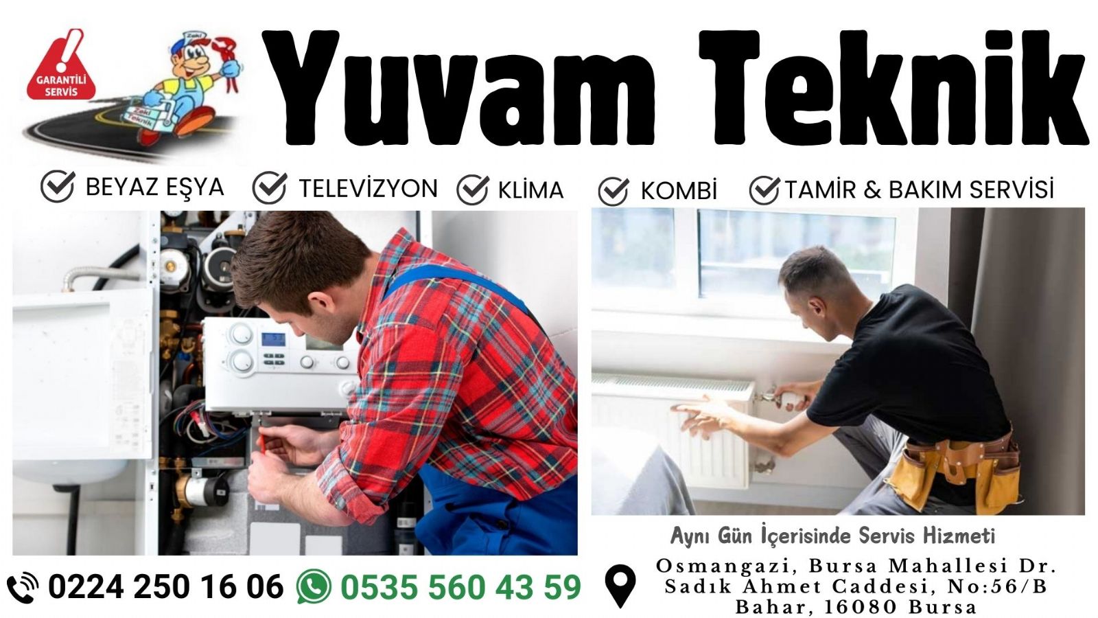 Bursa Kombi Bakım Petek Temizleme