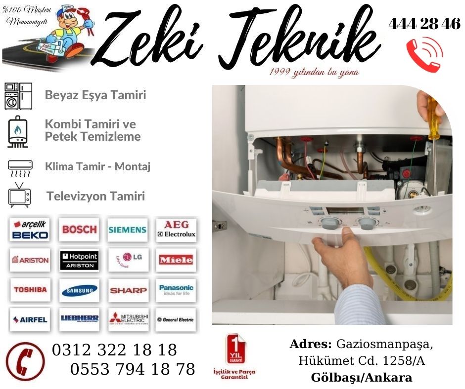 Gölbaşı Kombi Bakımı ve Petek Temizleme