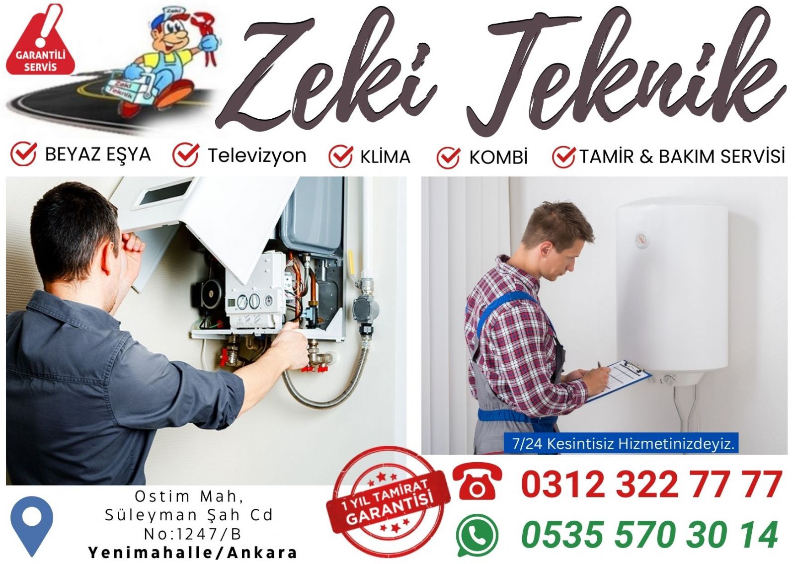 Ostim Kombi Bakımı Petek Temizleme