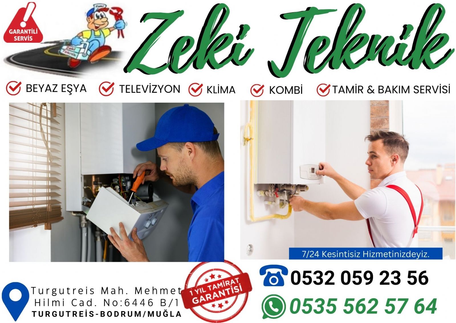 Turgutreis Kombi Bakımı ve Petek Temizleme 