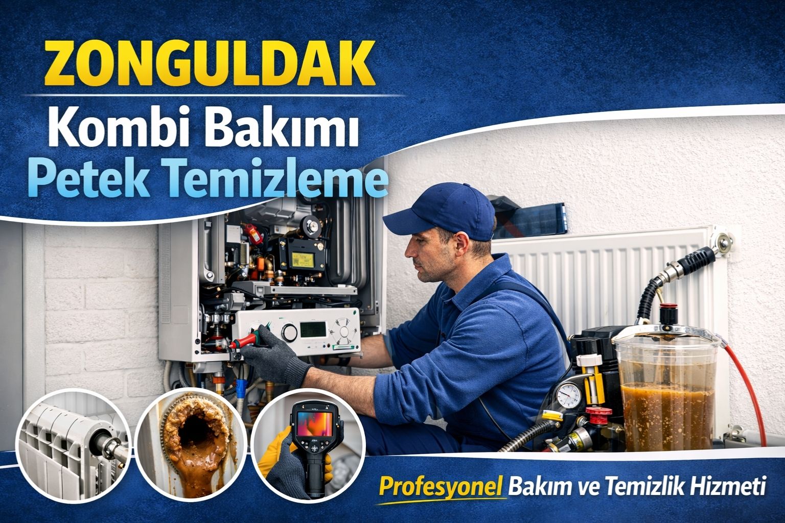 Zonguldak Kombi Bakımı ve Petek Temizleme
